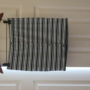 Urban Concepts, size Large, Black and white stripes mini skirt